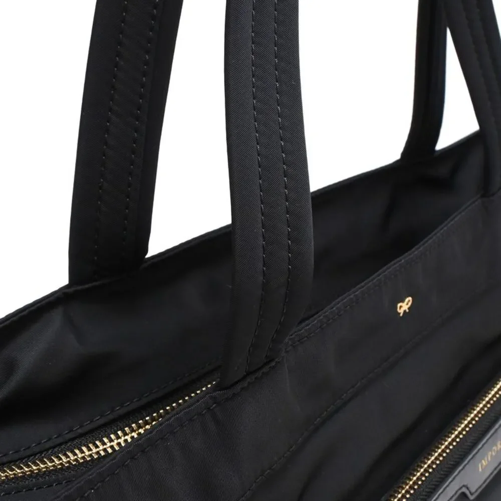 Anya Hindmarch Multi Pocket Tote Bag in Black Nylon